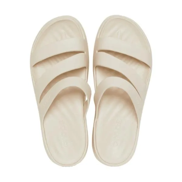 כפכפי קרוקס פלטפורמה לנשים Crocs getaway platform Strappy Stucco W 209587-160