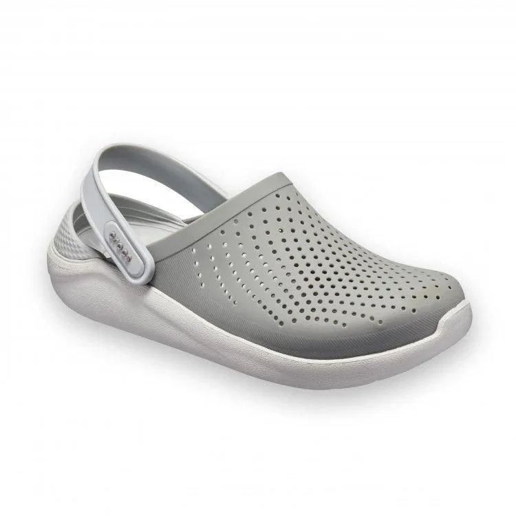 כפכף קרוקס אפור/לבן Crocs literide Clog Grey/White 204592-06J