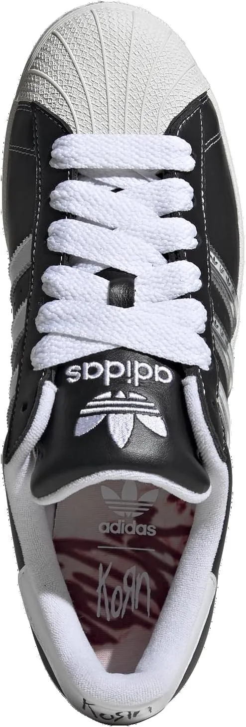 Adidas Originals Superstar Korn - Men's (IH1313, White/Better Scarlet/Core Black)