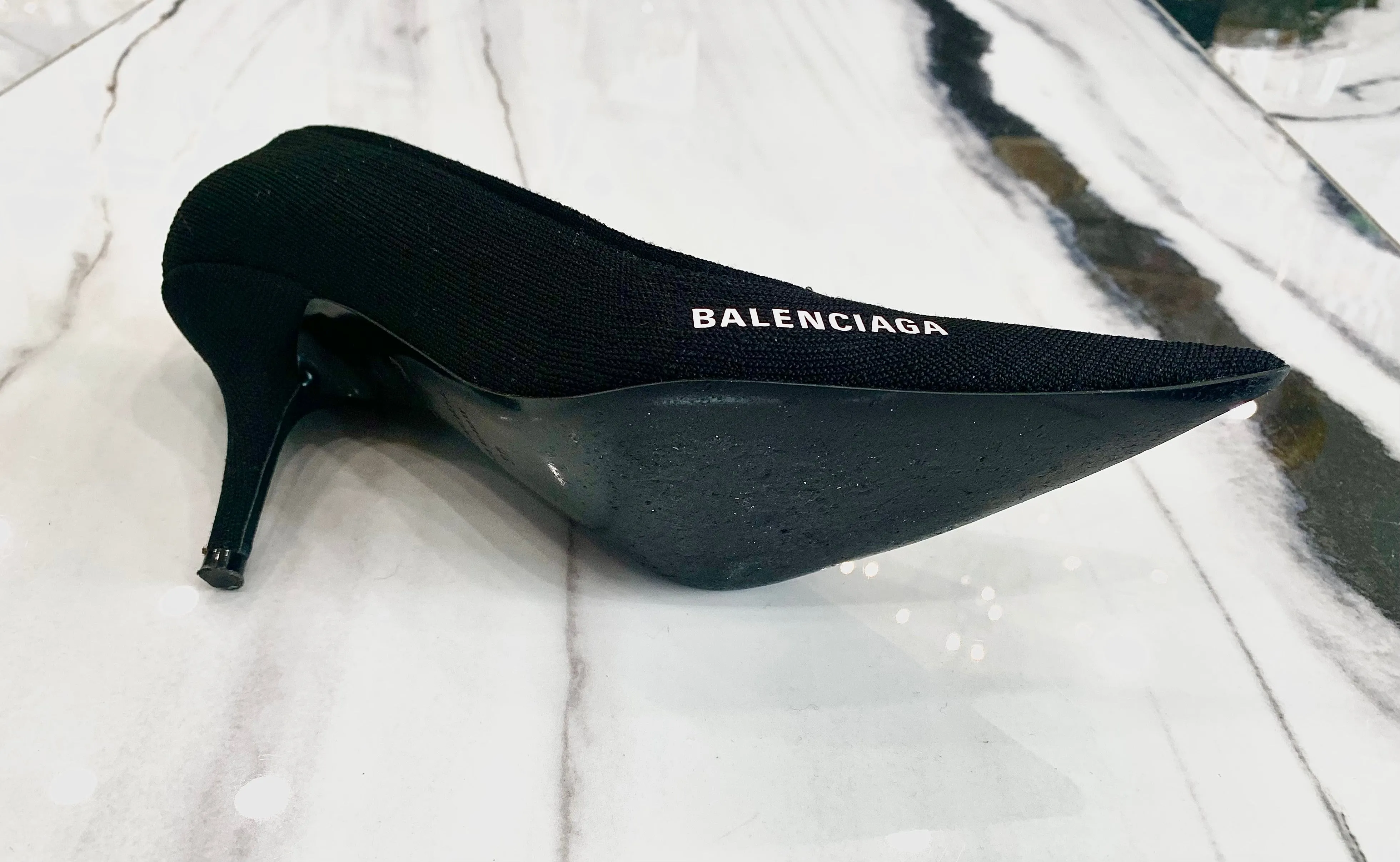 BALENCIAGA KNIFE KNIT PUMPS