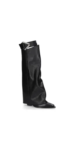 Black Leather Boots