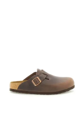Boston Cork-Soled Leather Clogs