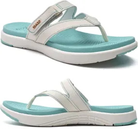 COFACE Womens Fashion Orthotic Flip Flops Ladies Slip On Lightweight Athletic Yoga Mat Cushion Thong Sandals With Comfortable Plantar Fasciitis Arch Support