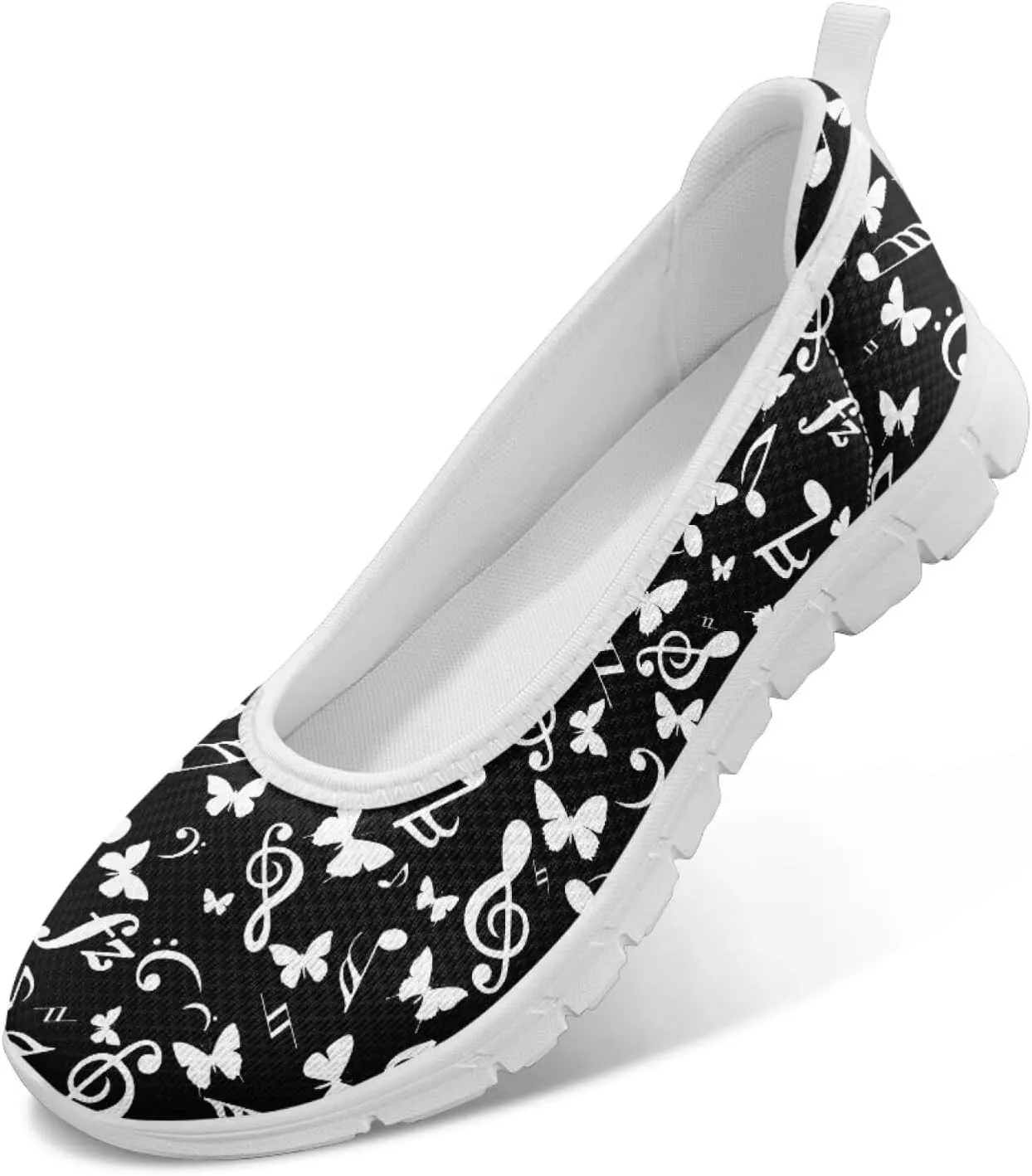 Coloranimal Loafers for Women Casual Flats Athletic Shoes Mesh Flats Fashion Womens Walking Shoes Breathable Travel Shoes