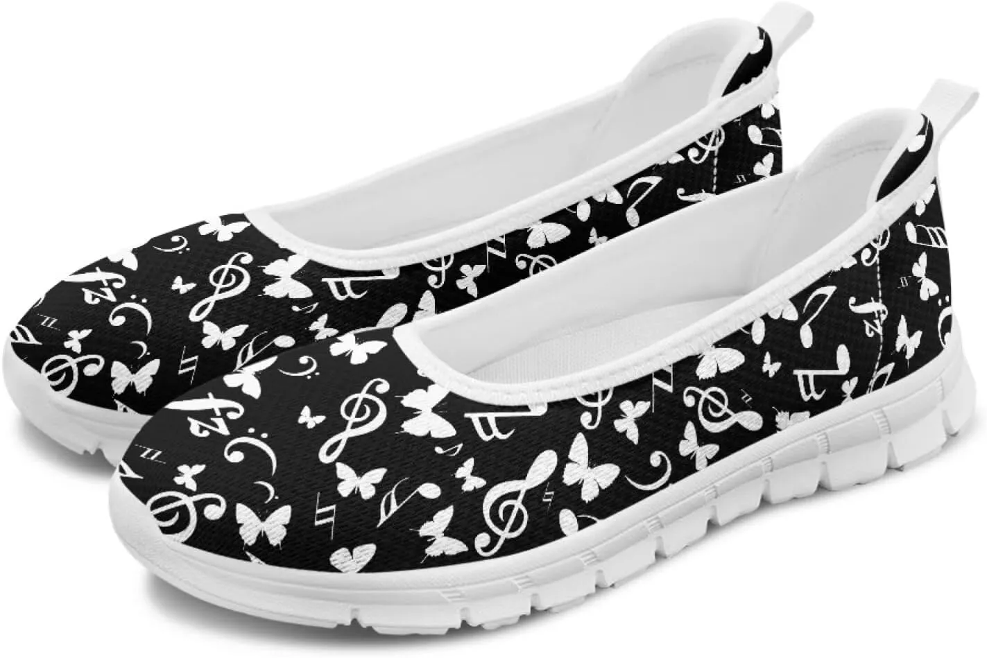 Coloranimal Loafers for Women Casual Flats Athletic Shoes Mesh Flats Fashion Womens Walking Shoes Breathable Travel Shoes