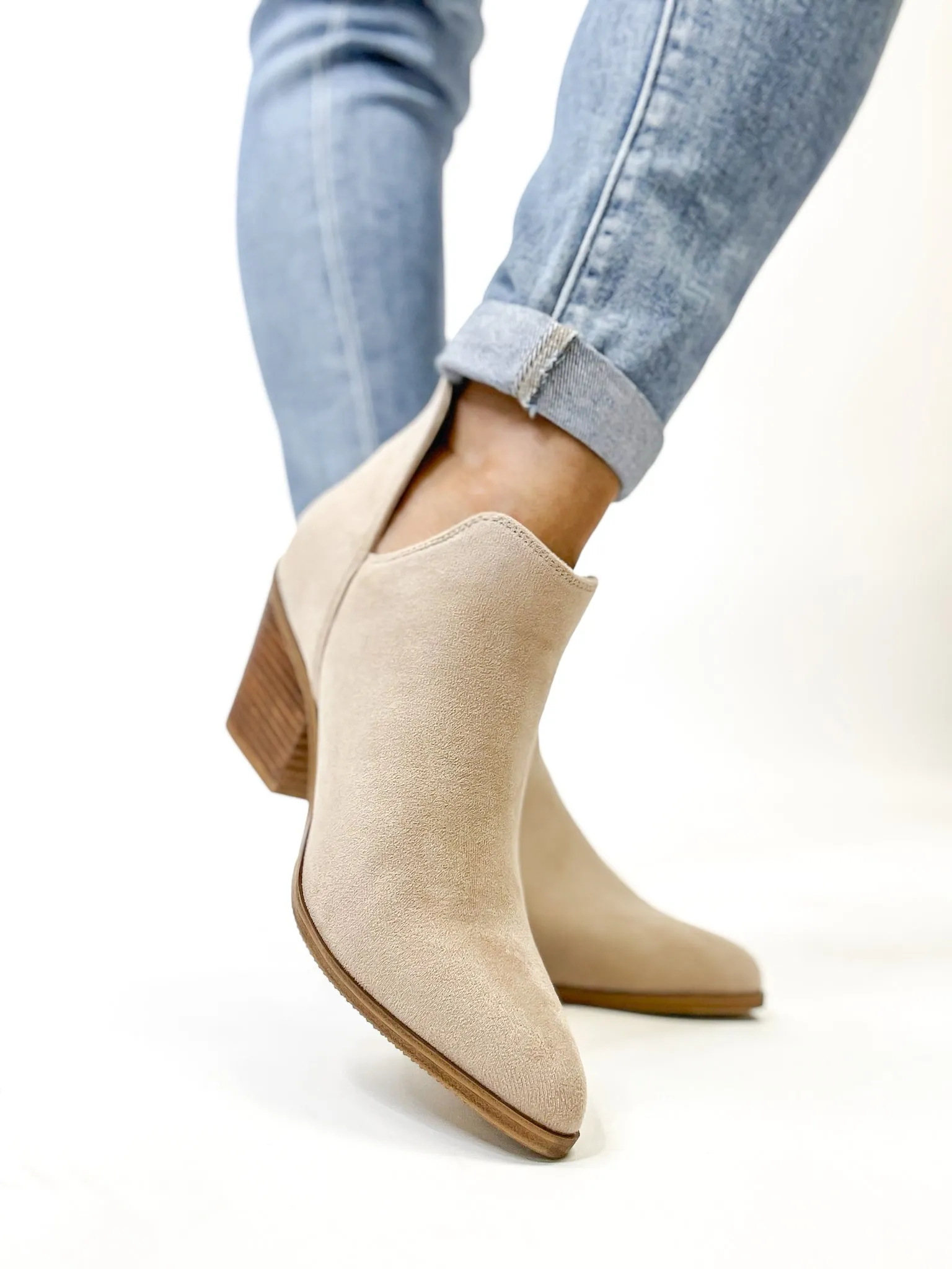 Corky's Sand Faux Suede Sassy Pants Boots FINAL SALE