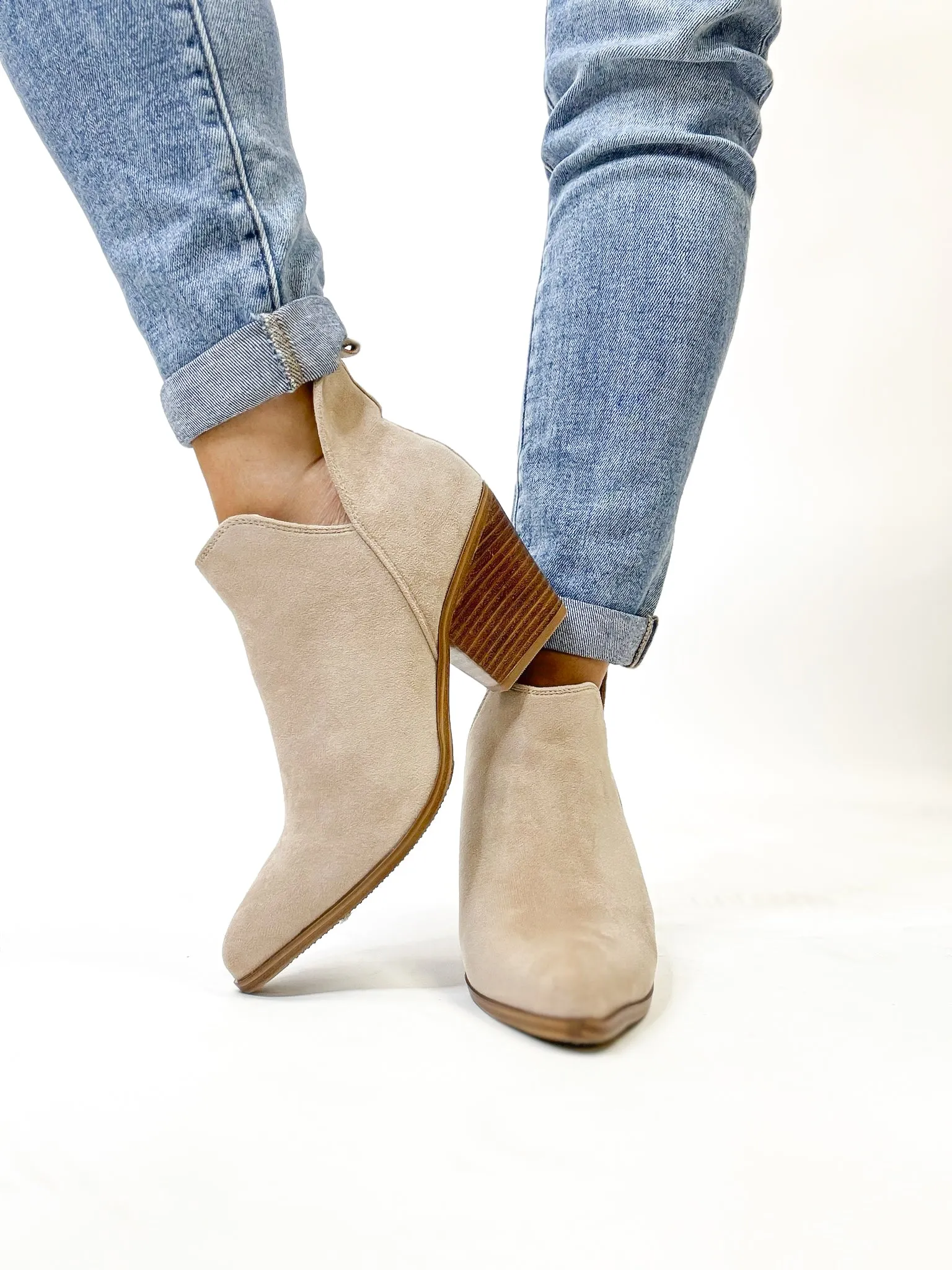 Corky's Sand Faux Suede Sassy Pants Boots FINAL SALE