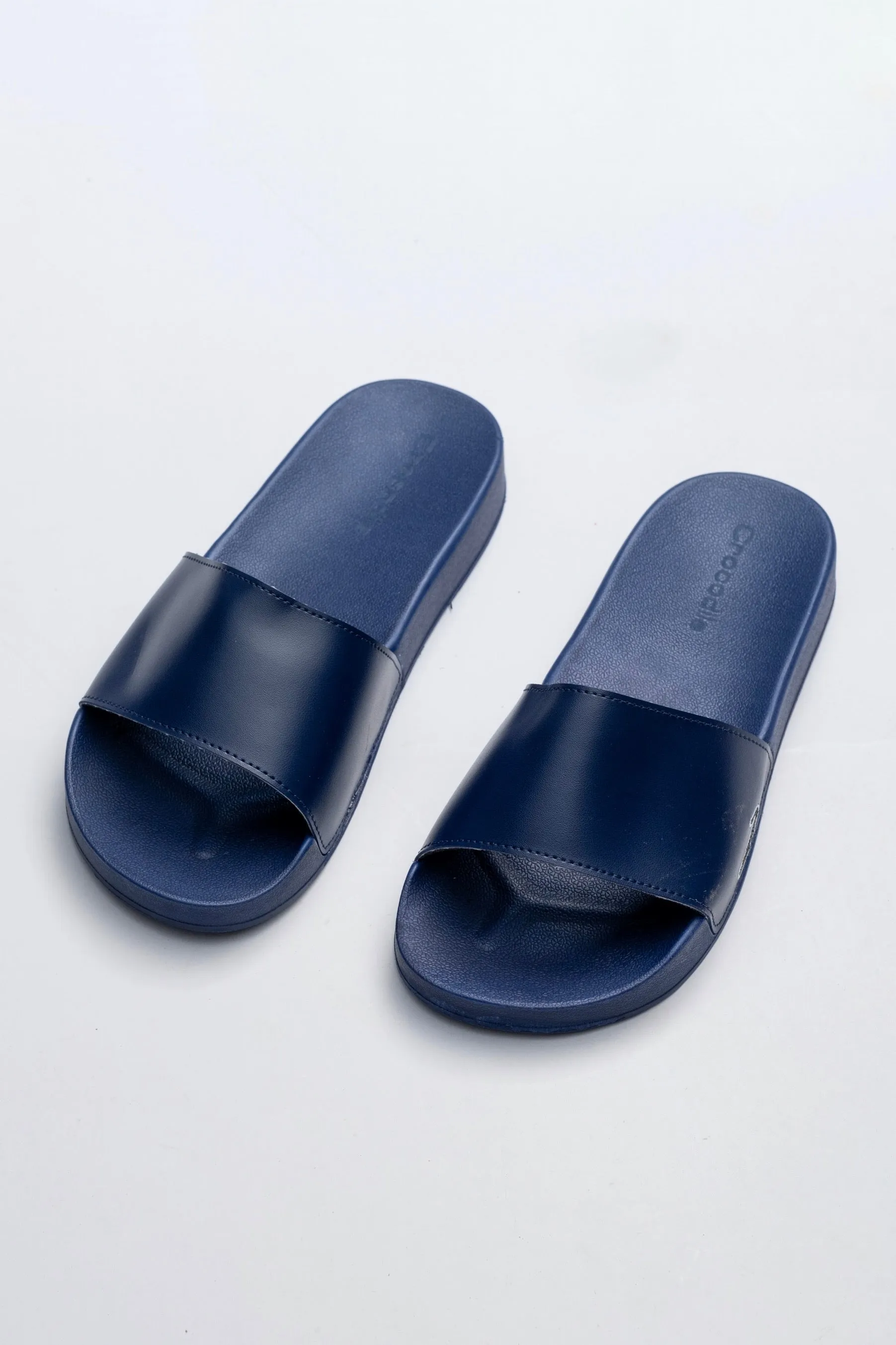 Crocodile Navy Sliders