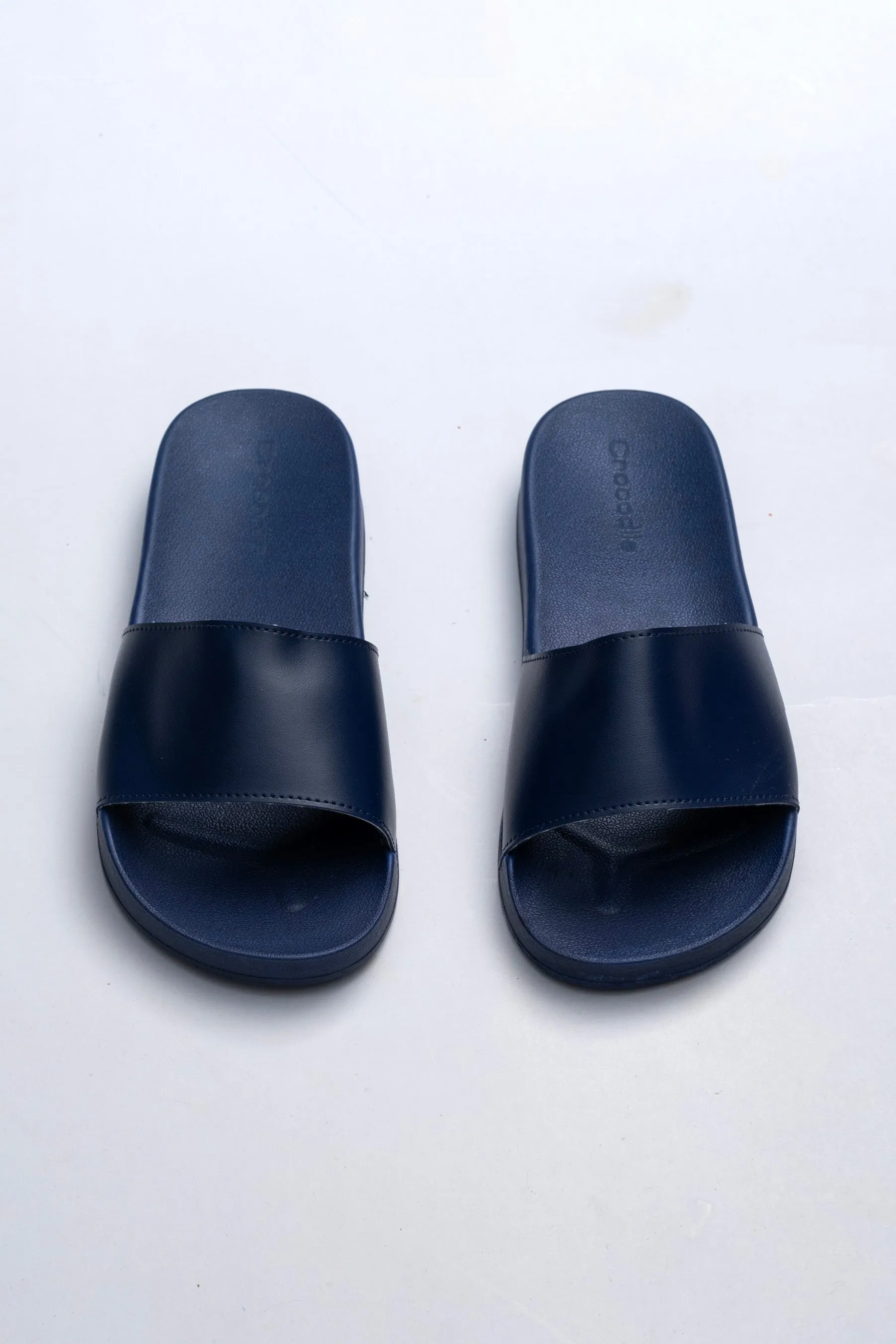 Crocodile Navy Sliders