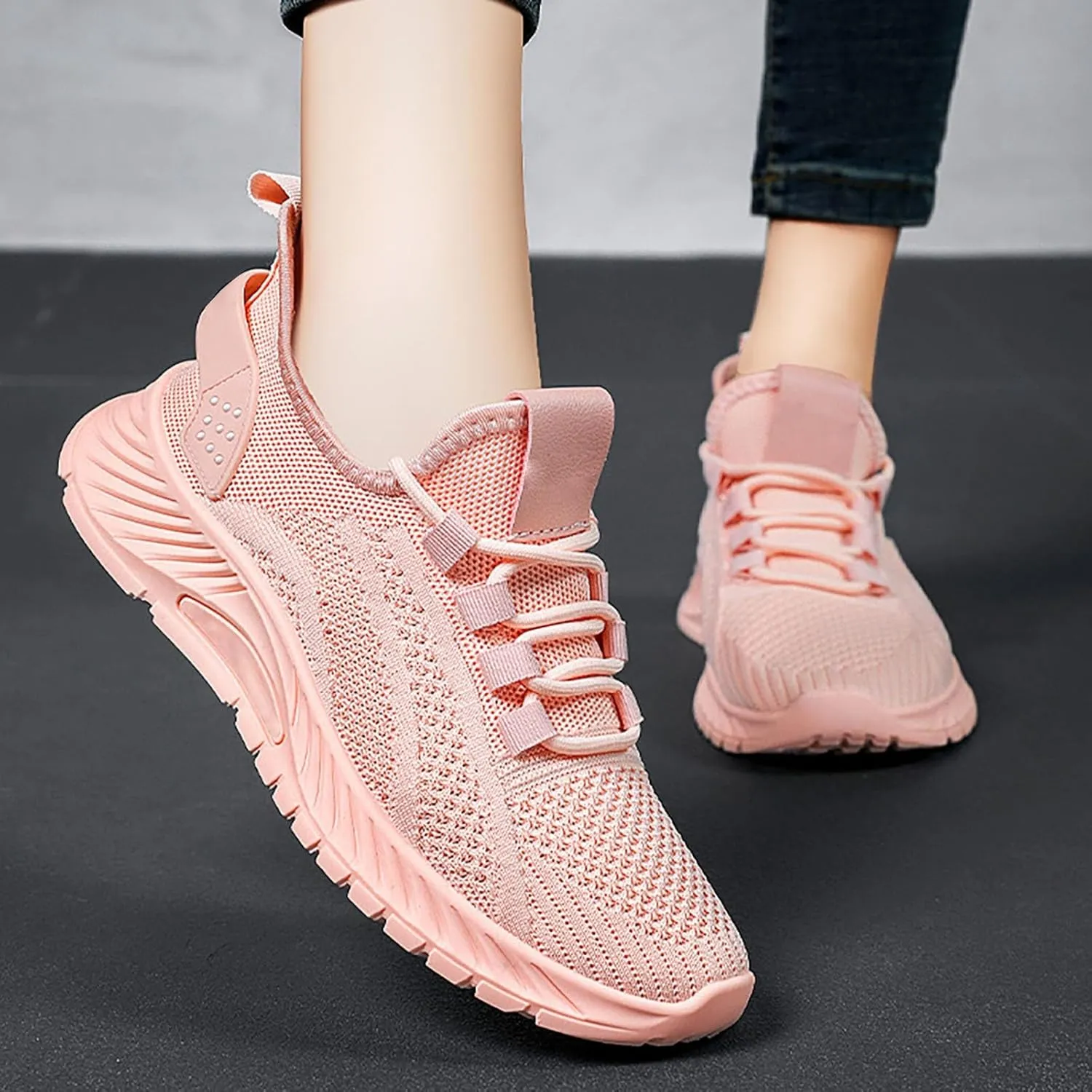 Dress Shoes for Women White Sneakers Men Wide Loafers for Women 2024 Closed Back Lightweight Breathable Christmas Tennis Shoes Women's Wide Loafers