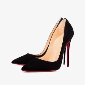 Elegant Suede Upper Pumps with 120mm Heel