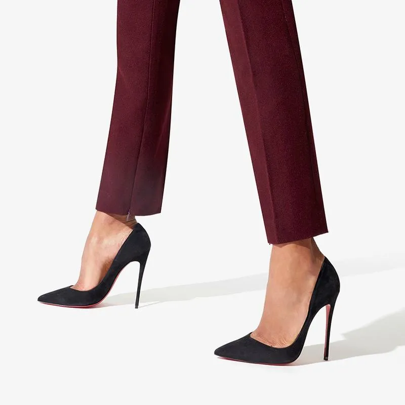 Elegant Suede Upper Pumps with 120mm Heel