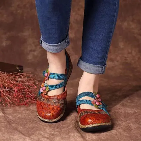elveswallet Large Size Chunky Heel Sandals