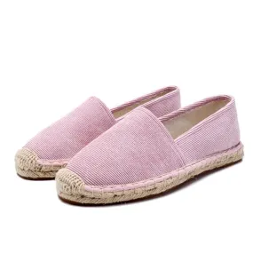 Espadrilles Women Flat Casual Shoes Rubber Summer Shoes ladies Black loafers Woman Slip On Flats Shoes Outdoor Breathable Shoes
