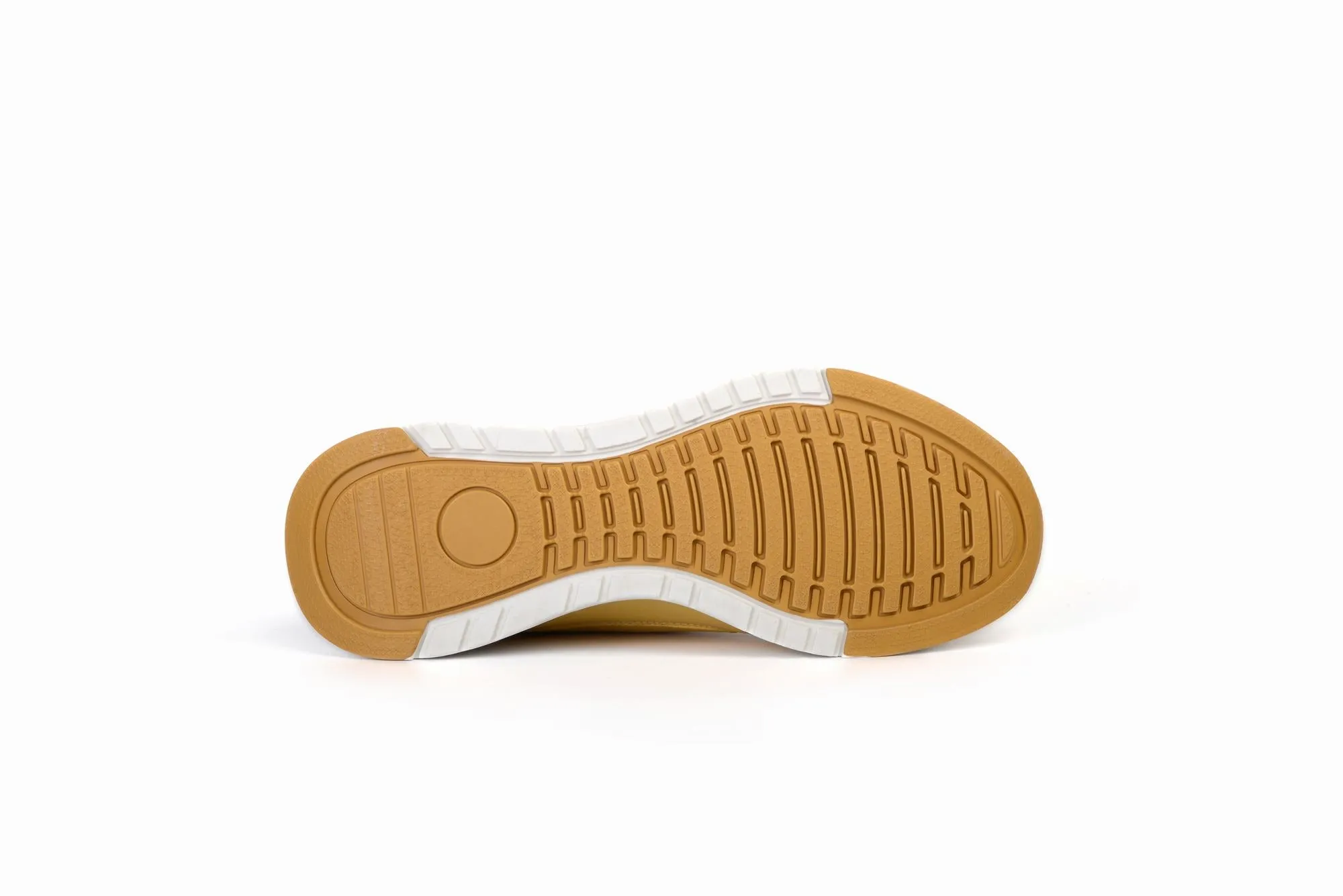 FOOT FEDERATION MOC-TOE LACE-UP MENS SNEAKER YELLOW