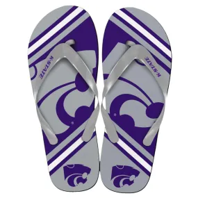 Kansas State Wildcats Unisex Big Logo Flip Flops