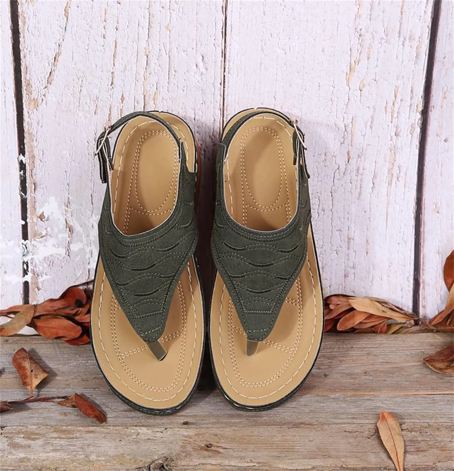 Ladmiple Women's Sandals Comfortable With Arch Support Comfortable Orthotic Thong Flip Flops Dressy Summer Orthopedic Slides