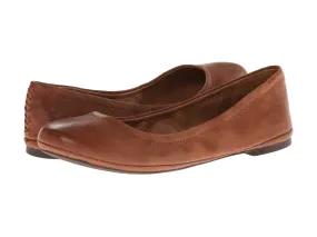 Lucky Brand Emmie Leather Ballet Flats Shoes BOURBON (5, BOURBON, Flats)