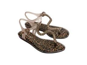 Melissa Solar II X Bobo AD Brown Flat Flipflops Sandal For Women