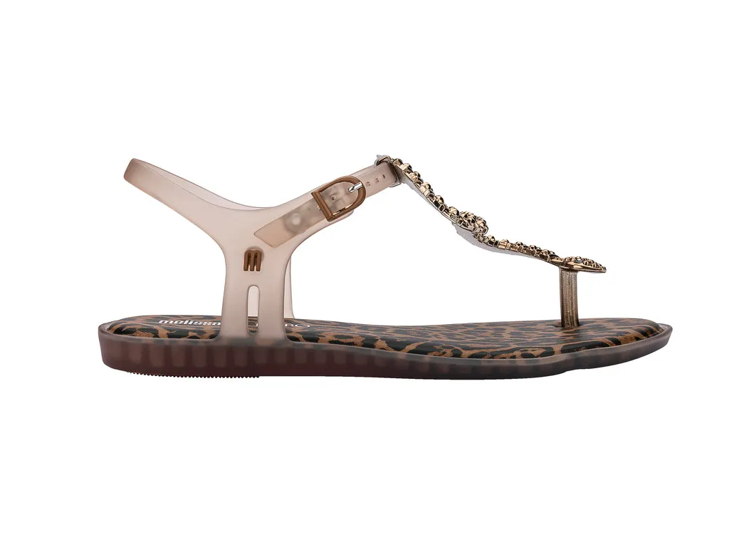 Melissa Solar II X Bobo AD Brown Flat Flipflops Sandal For Women