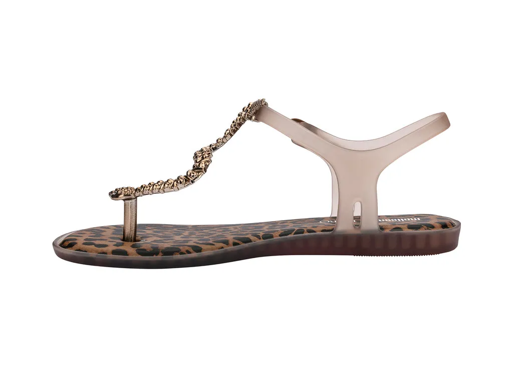 Melissa Solar II X Bobo AD Brown Flat Flipflops Sandal For Women