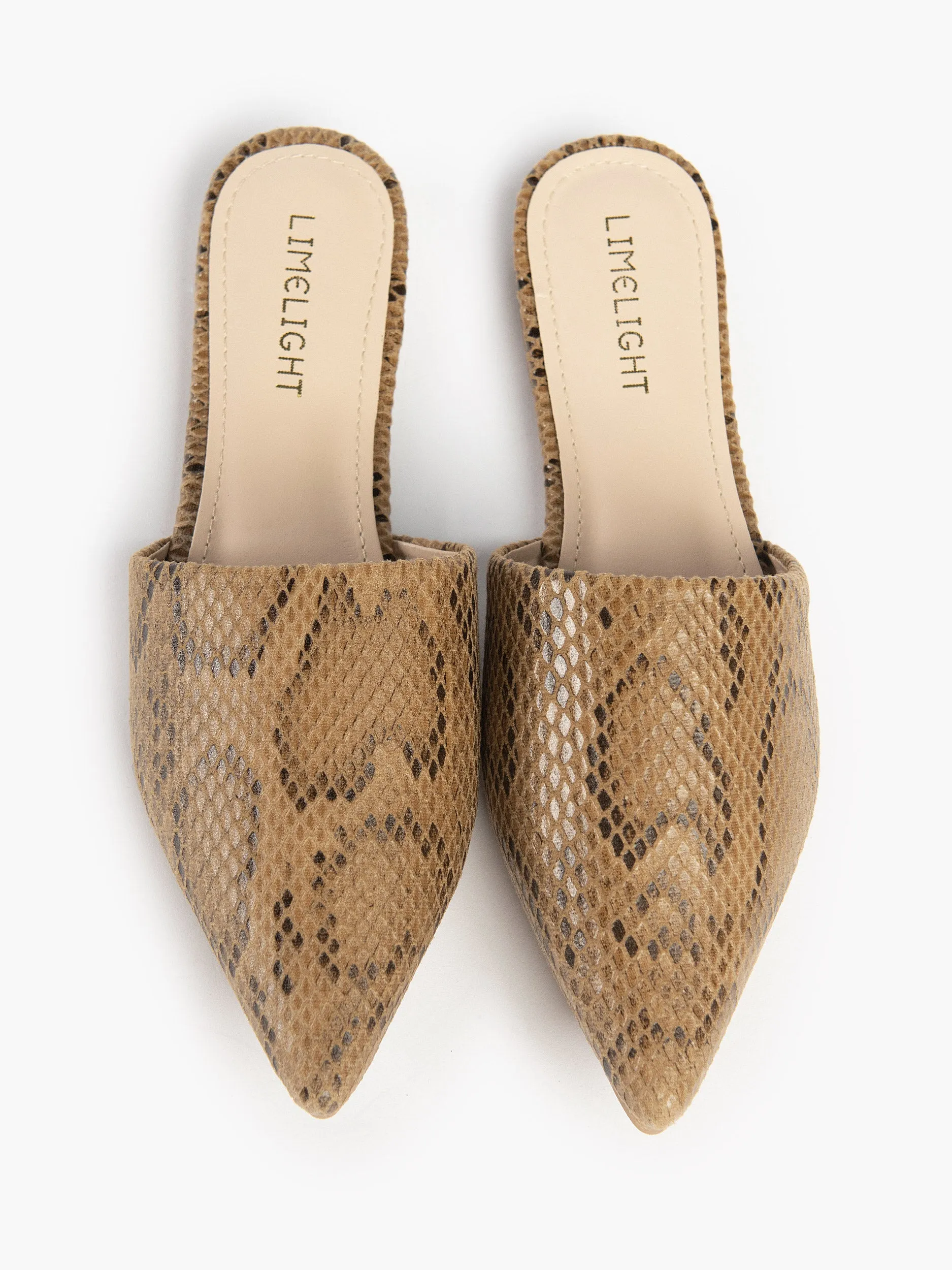 Printed Mules