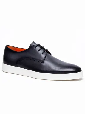 Santoni Dilate Leather Oxford in Grey