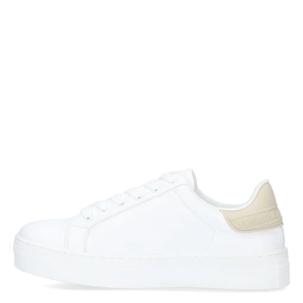 Scarpe Junior LIU JO linea Alicia 44 Sneakers color Latte con Logo Traforato