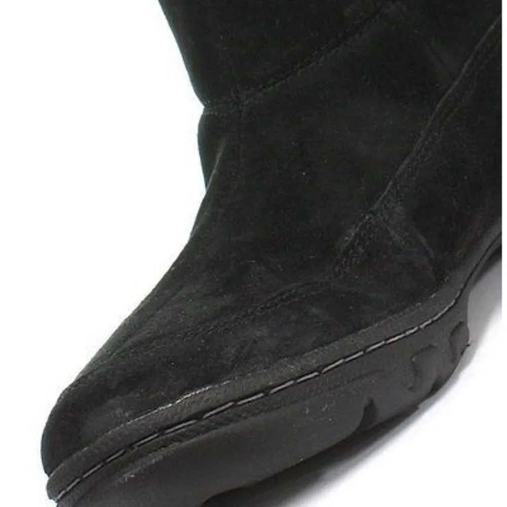 Shayna Black Suede Caterpillar