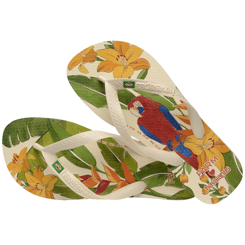 Top FARM Rio Arara Flip Flops