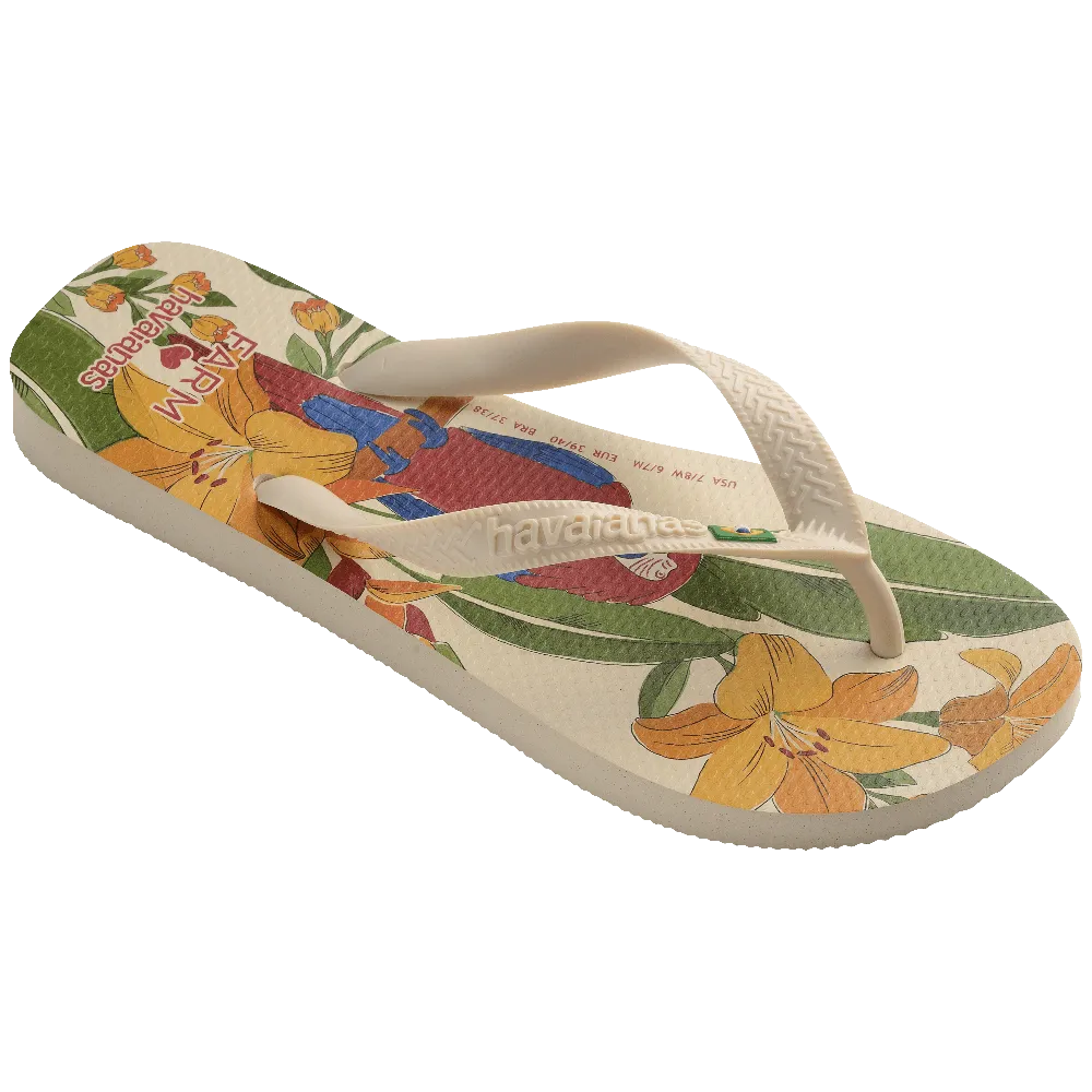 Top FARM Rio Arara Flip Flops