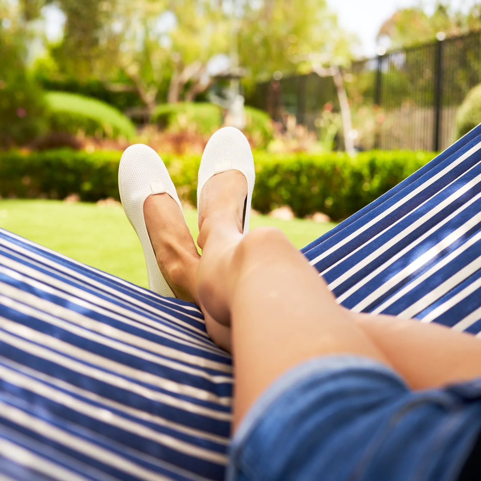Women's Flats Natural White