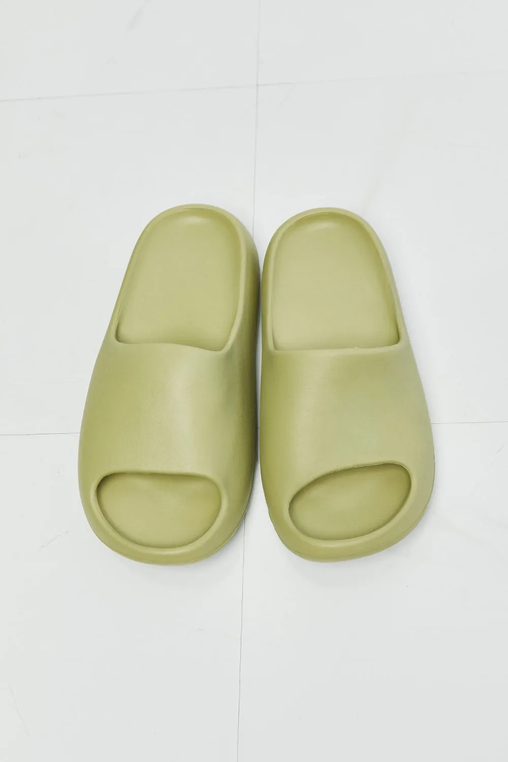 Womens Green In My Comfort Zone Slides